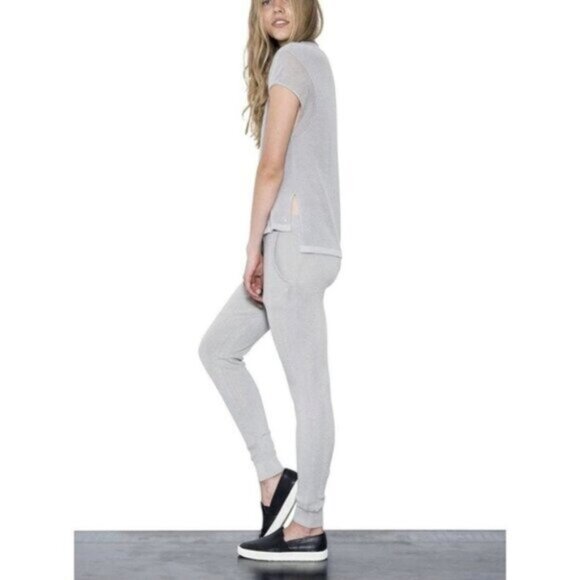 Anthropologie One Grey Day Venus Joggers Sweat Pants Gray Knit Size Small - Picture 5 of 16